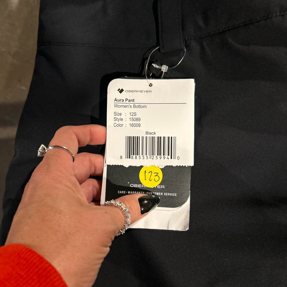 Obermeyer Black Hydroblock Ski Pants - Picture 3 of 4